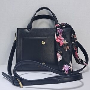 Nanette Lepore Colby Handbag Small Satchel with Scarf